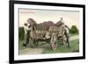 Ready for the Winery, Grape Harvest-null-Framed Art Print