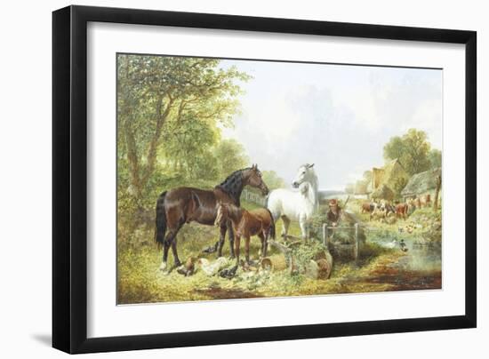 Ready for Work-John Frederick Herring II-Framed Giclee Print