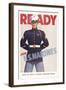Ready, Marine Corps Recruiting Poster-null-Framed Art Print