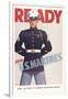 Ready, Marine Corps Recruiting Poster-null-Framed Art Print