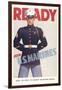 Ready, Marine Corps Recruiting Poster-null-Framed Art Print