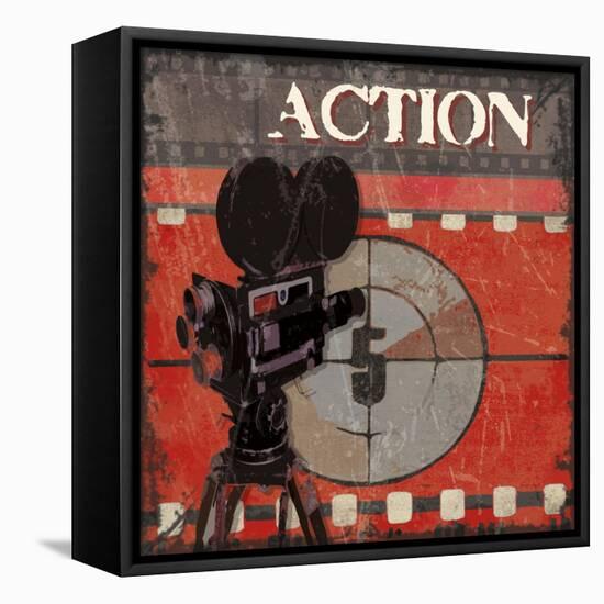 Ready Set Action-Sandra Smith-Framed Stretched Canvas