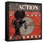 Ready Set Action-Sandra Smith-Framed Stretched Canvas