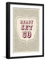 Ready Set Go-null-Framed Art Print