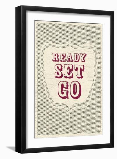 Ready Set Go-null-Framed Art Print