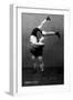 Ready to Drop: Russian Wrestlers-null-Framed Art Print