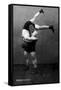 Ready to Drop: Russian Wrestlers-null-Framed Stretched Canvas