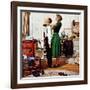 "Readying for First Date," October 16, 1948-George Hughes-Framed Giclee Print