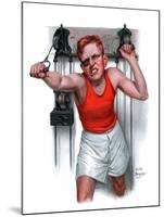 "Readying for Rematch,"June 9, 1923-Leslie Thrasher-Mounted Giclee Print