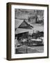 Reagor Motlow and Jess Motlow, Present Owners of Jack Daniels Distillery, Looking over Corn-Ed Clark-Framed Photographic Print