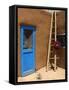 Real Adobe, Taos Pueblo, New Mexico-George Oze-Framed Stretched Canvas