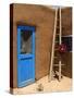 Real Adobe, Taos Pueblo, New Mexico-George Oze-Stretched Canvas