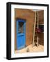 Real Adobe, Taos Pueblo, New Mexico-George Oze-Framed Photographic Print