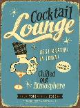 Vintage Design -  Cocktail Lounge-Real Callahan-Art Print