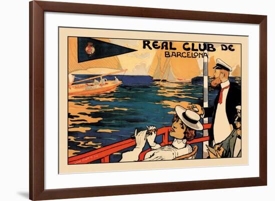 Real Club de Barcelona-H.m. Lawrence-Framed Premium Giclee Print