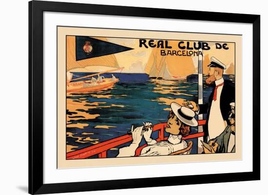 Real Club de Barcelona-H.m. Lawrence-Framed Premium Giclee Print