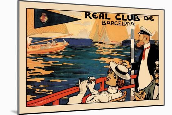 Real Club de Barcelona-H.m. Lawrence-Mounted Art Print