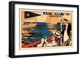 Real Club de Barcelona-H.m. Lawrence-Framed Art Print