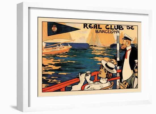 Real Club de Barcelona-H.m. Lawrence-Framed Art Print