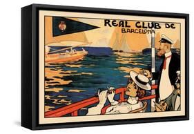 Real Club de Barcelona-H.m. Lawrence-Framed Stretched Canvas