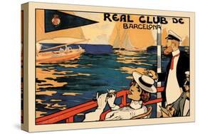 Real Club de Barcelona-H.m. Lawrence-Stretched Canvas