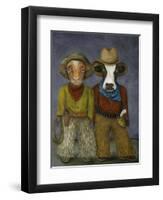 Real Cowboys-Leah Saulnier-Framed Premium Giclee Print