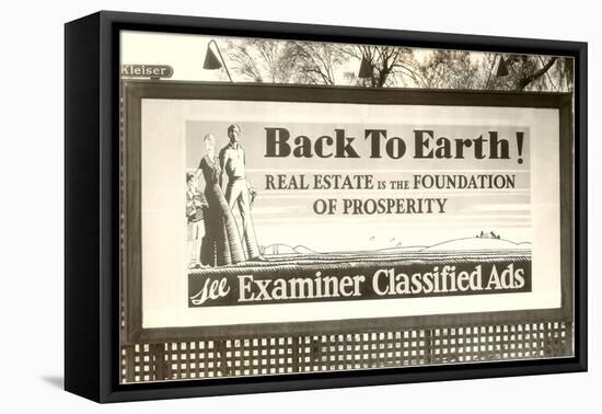 Real Estate Billboard-null-Framed Stretched Canvas