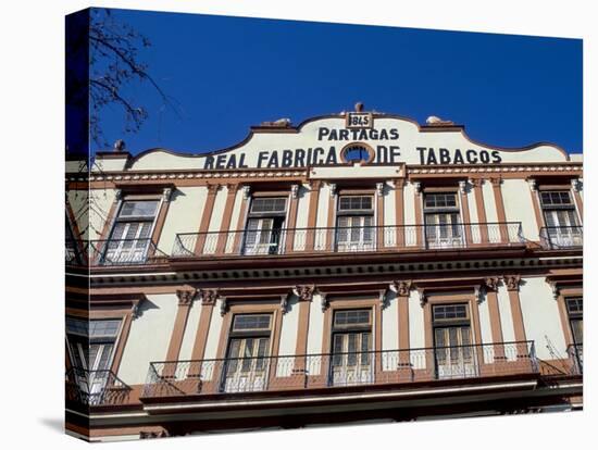 Real Fabrica De Tabacos Partagas, Cuba's Best Cigar Factory, Havana, Cuba-R H Productions-Stretched Canvas