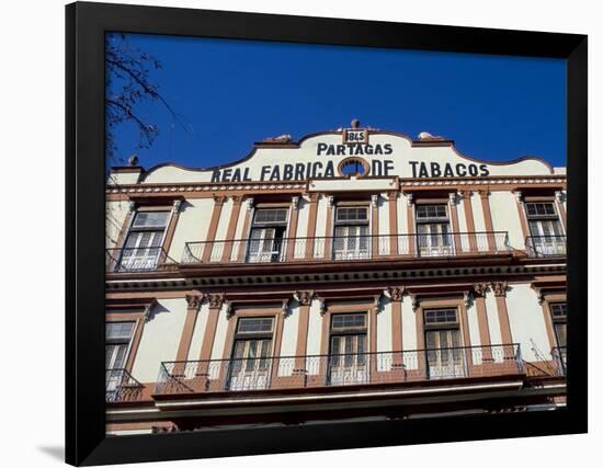 Real Fabrica De Tabacos Partagas, Cuba's Best Cigar Factory, Havana, Cuba-R H Productions-Framed Photographic Print