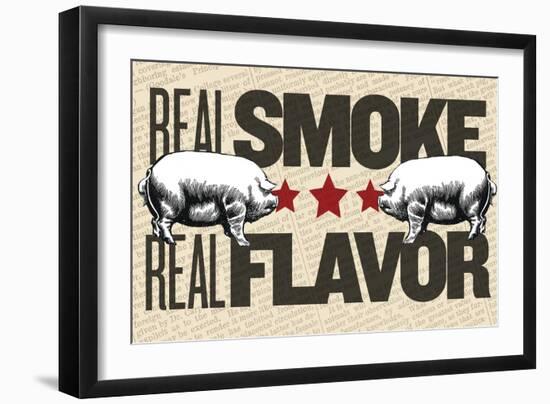 Real Flavor-null-Framed Giclee Print