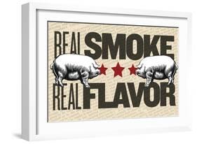 Real Flavor-null-Framed Giclee Print