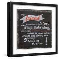 Real Friend-Lauren Gibbons-Framed Art Print