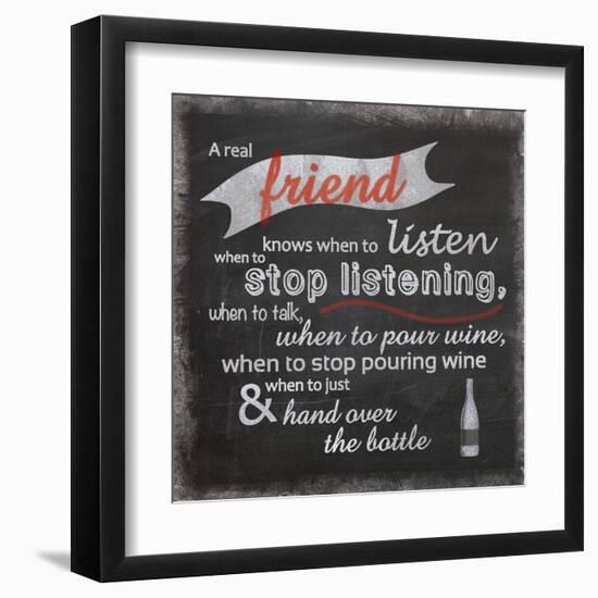 Real Friend-Lauren Gibbons-Framed Art Print