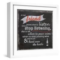 Real Friend-Lauren Gibbons-Framed Art Print