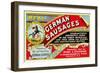 Real German Sausages-null-Framed Premium Giclee Print