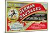 Real German Sausages-null-Mounted Premium Giclee Print