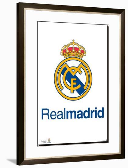 Real Madrid FC - Shield-null-Framed Stretched Canvas