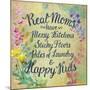 Real Moms-Art Licensing Studio-Mounted Giclee Print