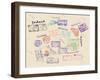 Real Visa Stamps From 9 Countries-yunna-Framed Art Print