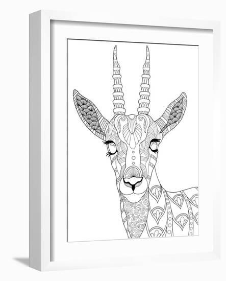 Realistic Wildlife 27-Drawpaint Illustration-Framed Giclee Print