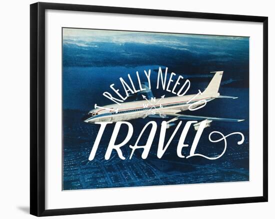 Really Need Travel-The Saturday Evening Post-Framed Giclee Print