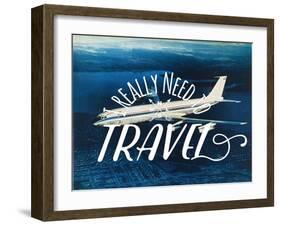 Really Need Travel-The Saturday Evening Post-Framed Giclee Print