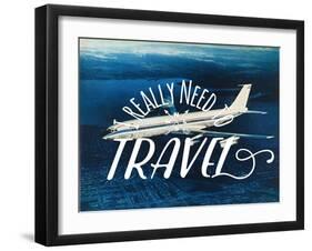 Really Need Travel-The Saturday Evening Post-Framed Giclee Print