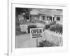 Realtor Pat Devault Showing a House to Her Clients-J^ R^ Eyerman-Framed Photographic Print