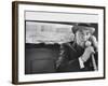 Realtor William J. Zeckendorf, Sitting in the Back Seat of His Limousine Talking on the Telephone-John Loengard-Framed Premium Photographic Print