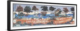 Reamker Frescoes Adorning the Walls of the Royal Palace Complex in Phnom Penh, Cambodia-null-Framed Giclee Print