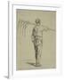 Reaper Carrying a Scythe on His Shoulder, Back View-Pierre Edmond Alexandre Hedouin-Framed Giclee Print