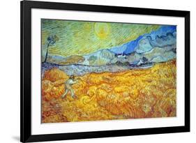 Reaper-Vincent van Gogh-Framed Art Print