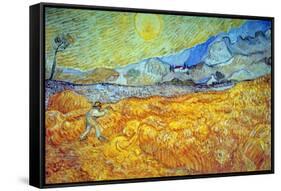 Reaper-Vincent van Gogh-Framed Stretched Canvas