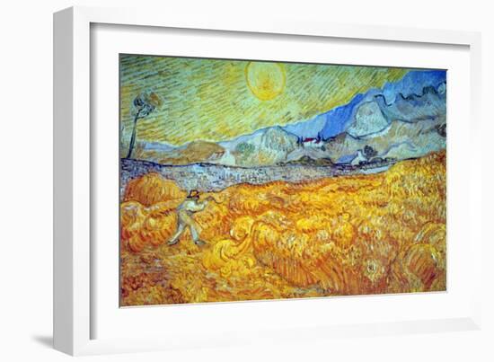 Reaper-Vincent van Gogh-Framed Art Print
